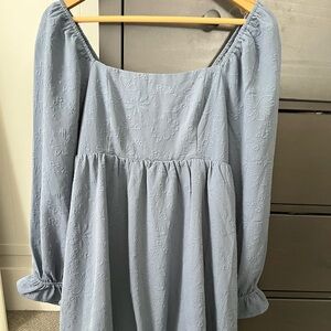 Altar’d State Mini Embossed Bubble Dress